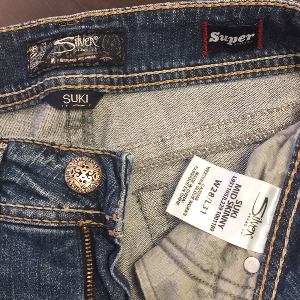 Silver Suki Mid Skinny 28/31